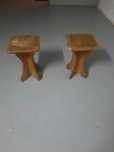 2 Bancos em madeira - vintage