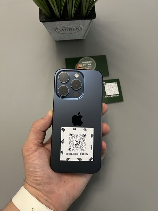 iPhone 15 Pro,256GB,Blue!!!Neverlock!Гарантія!Магазин!