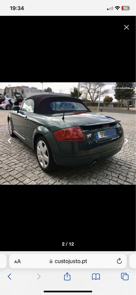 Audi TT roadster (cabrio)