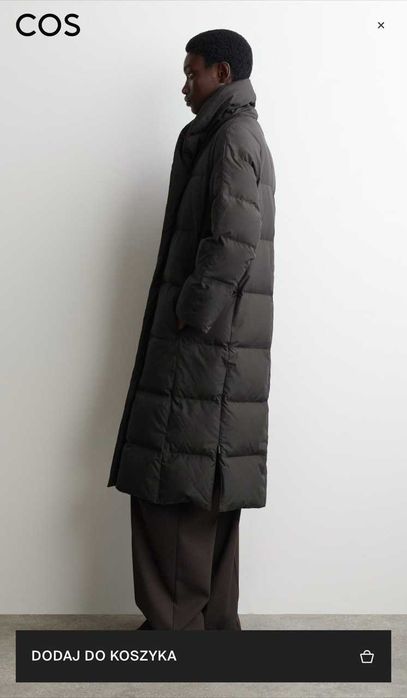 Пуховик COS поточна колекція хs