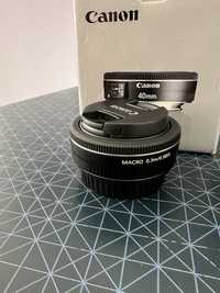 Canon 40mm/2.8 STM jak nowy w kartonie