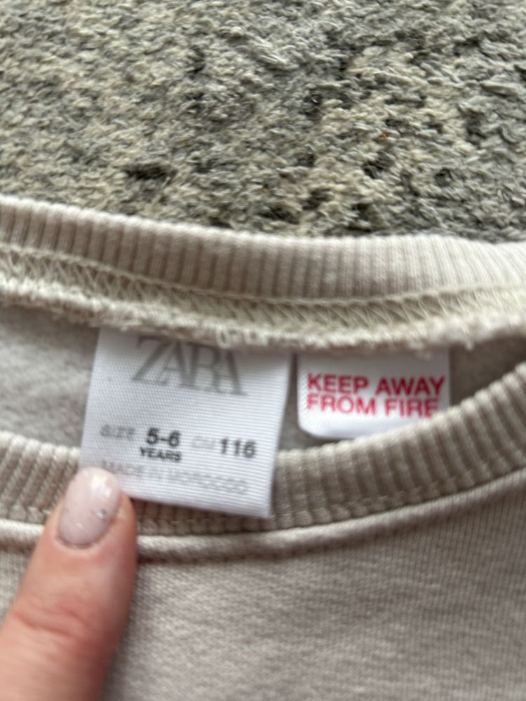 ZARA piekna bluza z motylem rozm 116