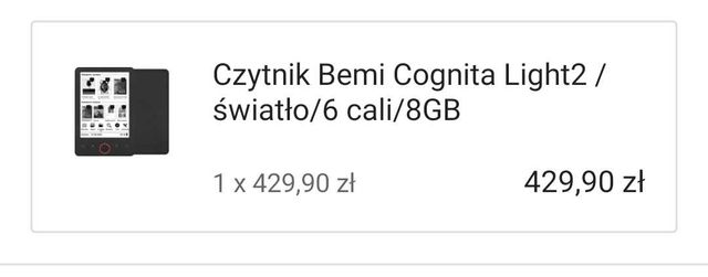 Czytnik e-booków bemi Cognita Light 2