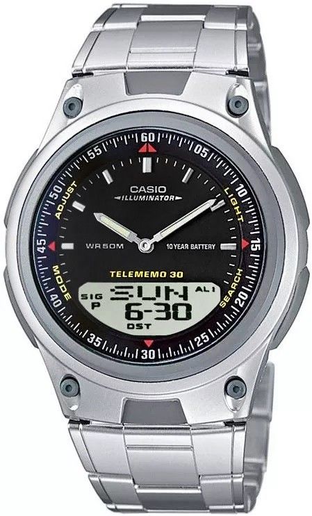 zegarek męski casio dual aw-80d-1avdf + box