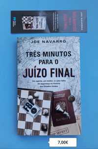 TRÊS MINUTOS PARA O JUÍZO FINAL / Joe Navarro - Portes incluídos