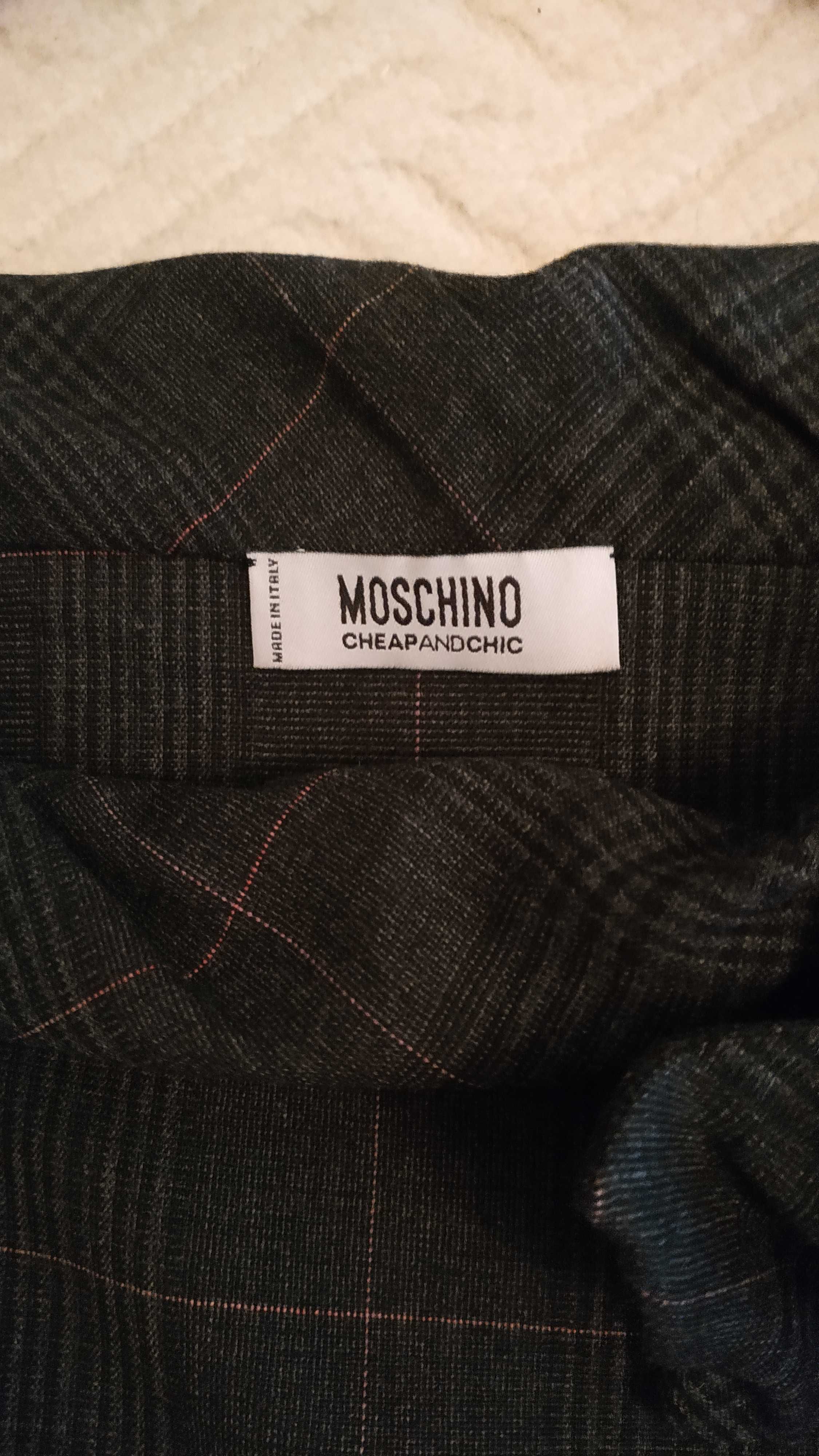 Платье серое Moschino