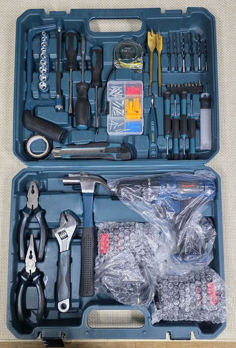 Wkrętarka akumulatorowa Bogseth z zestawem akcesoriów