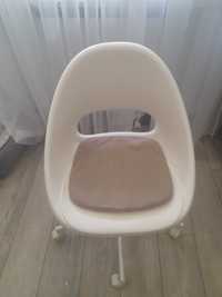 Krzesło obrotowe białe IKEA LOBERGET 103.893.64