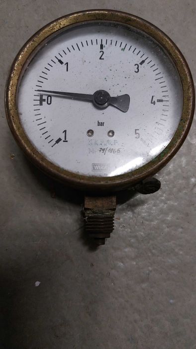 Manometr ciśnieniomierz Wika 1965/66r okres PRL