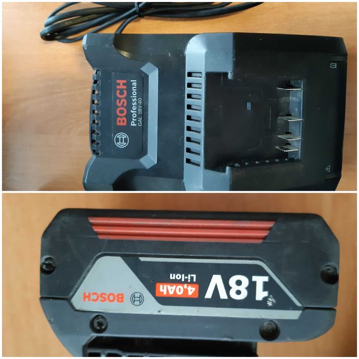 Zestaw szlifierka kątowa Bosch GWS 18V - 10C akumulatorowa w walizce