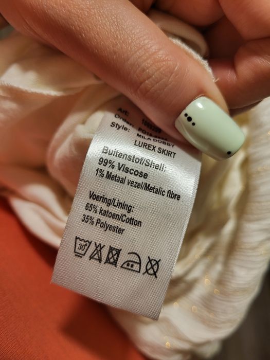 Spódnica ze zlotka nitka eksept