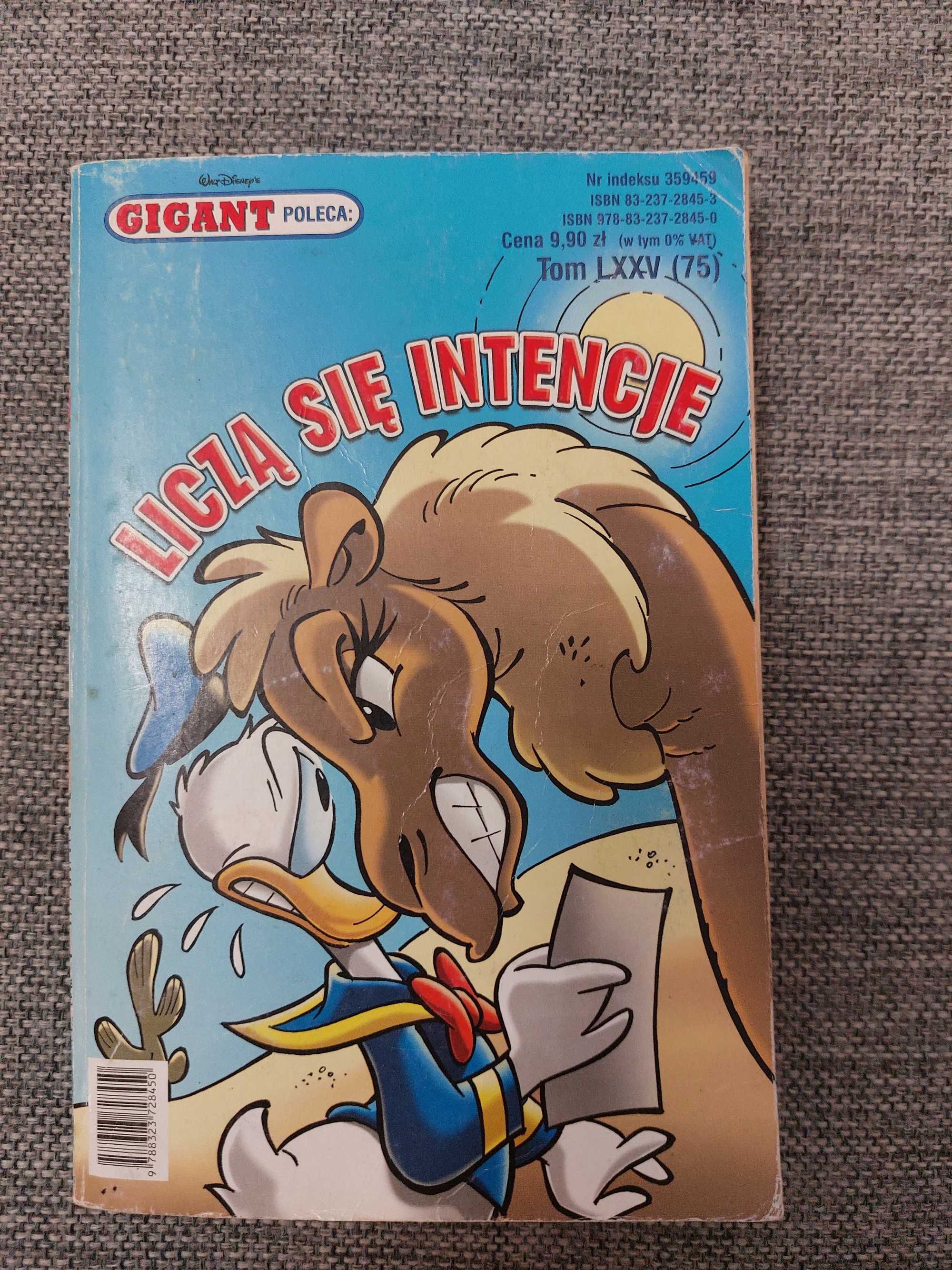 Komiks Kaczor Donald Liczą się intencje