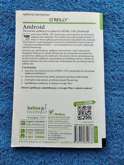 Android Tworzenie aplikacji w oparciu o HTML, CSS i Javascript