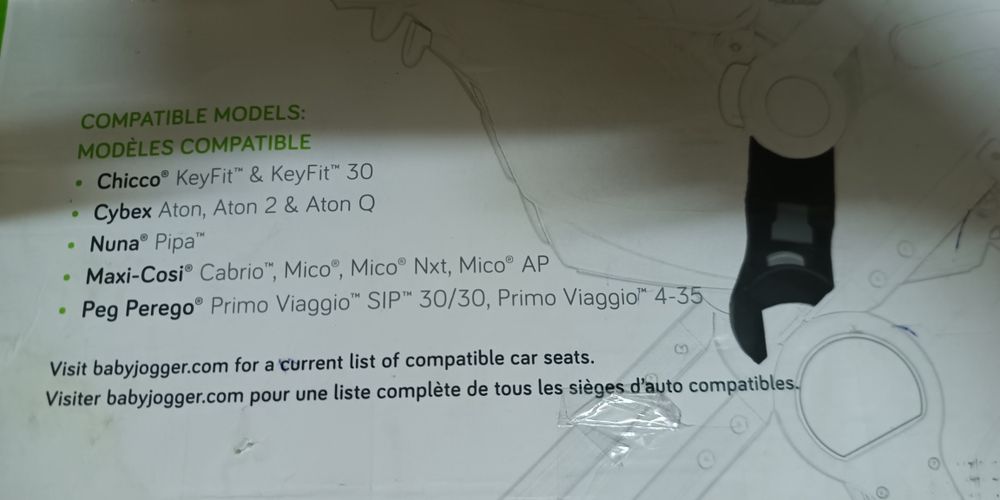 Адаптер до автокрісла люльки на коляску