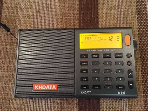XHDATA D-808 (SIHUADON) радіоприймач SSB Авіа 18650 Type-C  Si4735 DSP