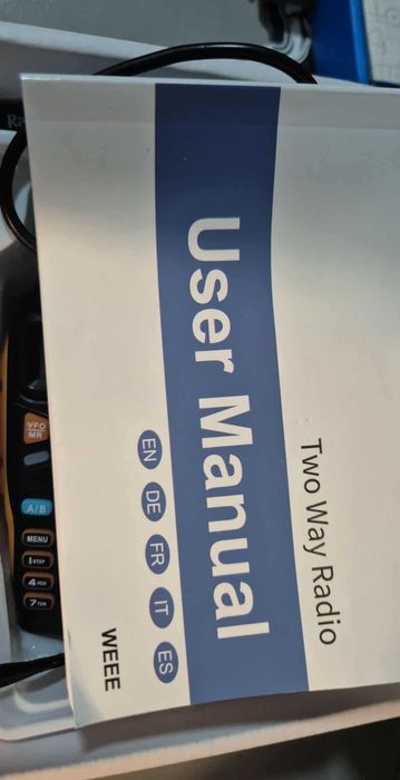 Radiotelefon krótkofalówka dwupasmowa UHF/VHF krótkofalówka