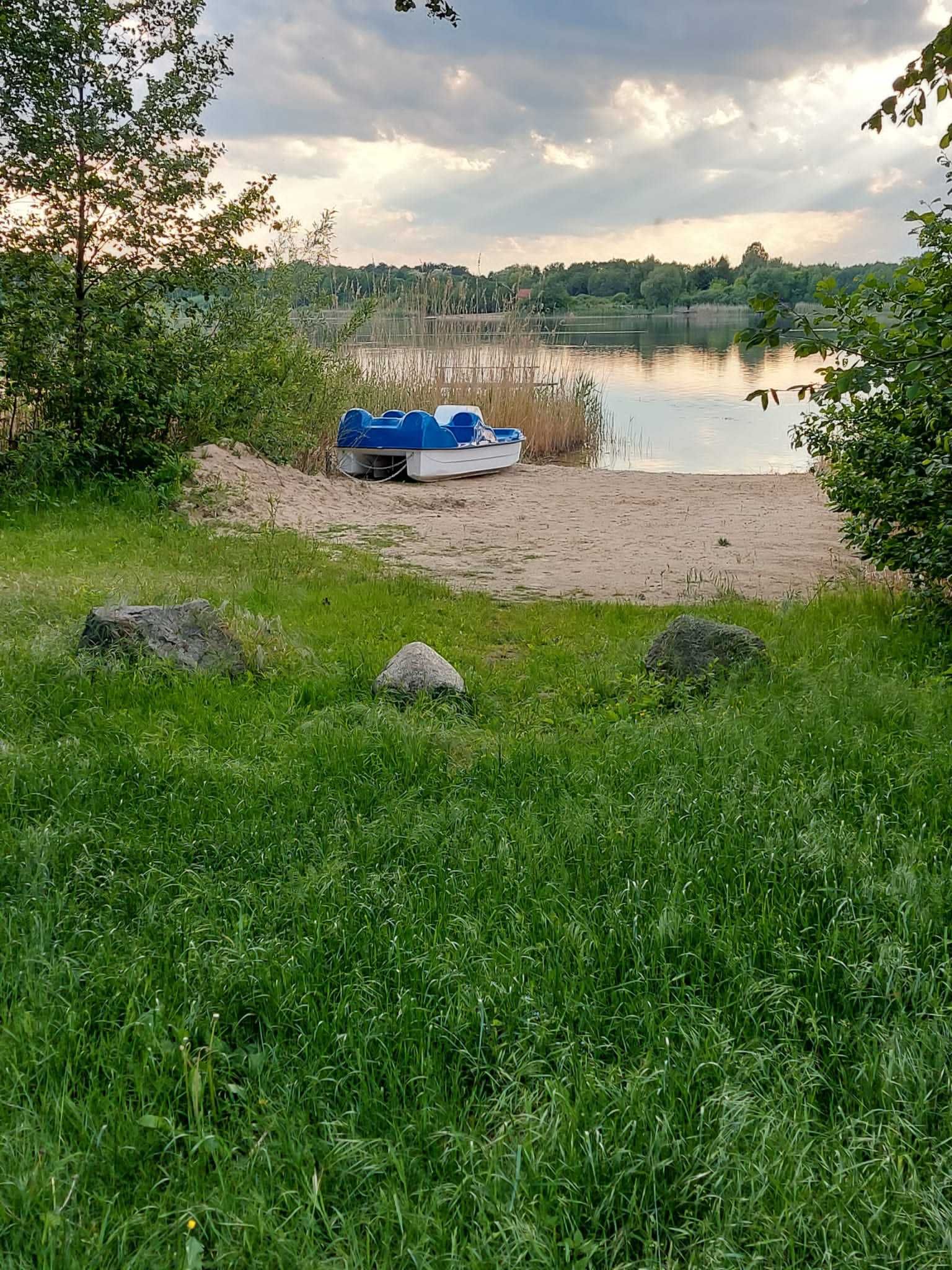 Domek nad jeziorem Gopło w Połajewie Kajak, rowerek wodny