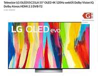 Telewizor LG OLED55C21LA 55" OLED 4K 120Hz Dolby Vision IQ Dolby Atmos