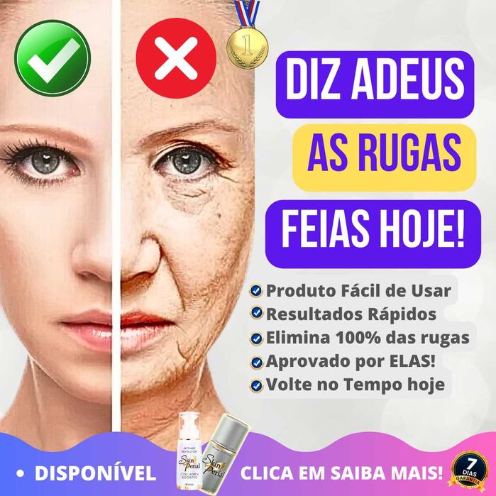 Rugas se Despedem, Juventude Chegou! Transformação Rápida