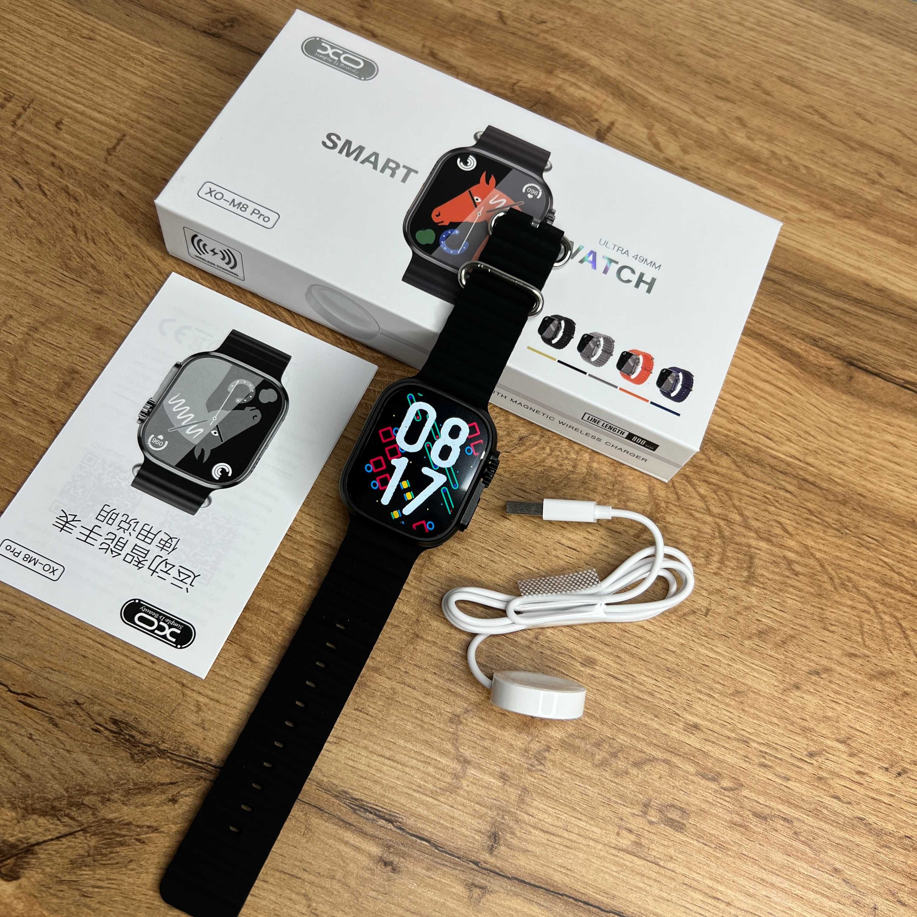 Смарт годинник XO-M8 Pro Ultra 49 mm Smart Watch Black