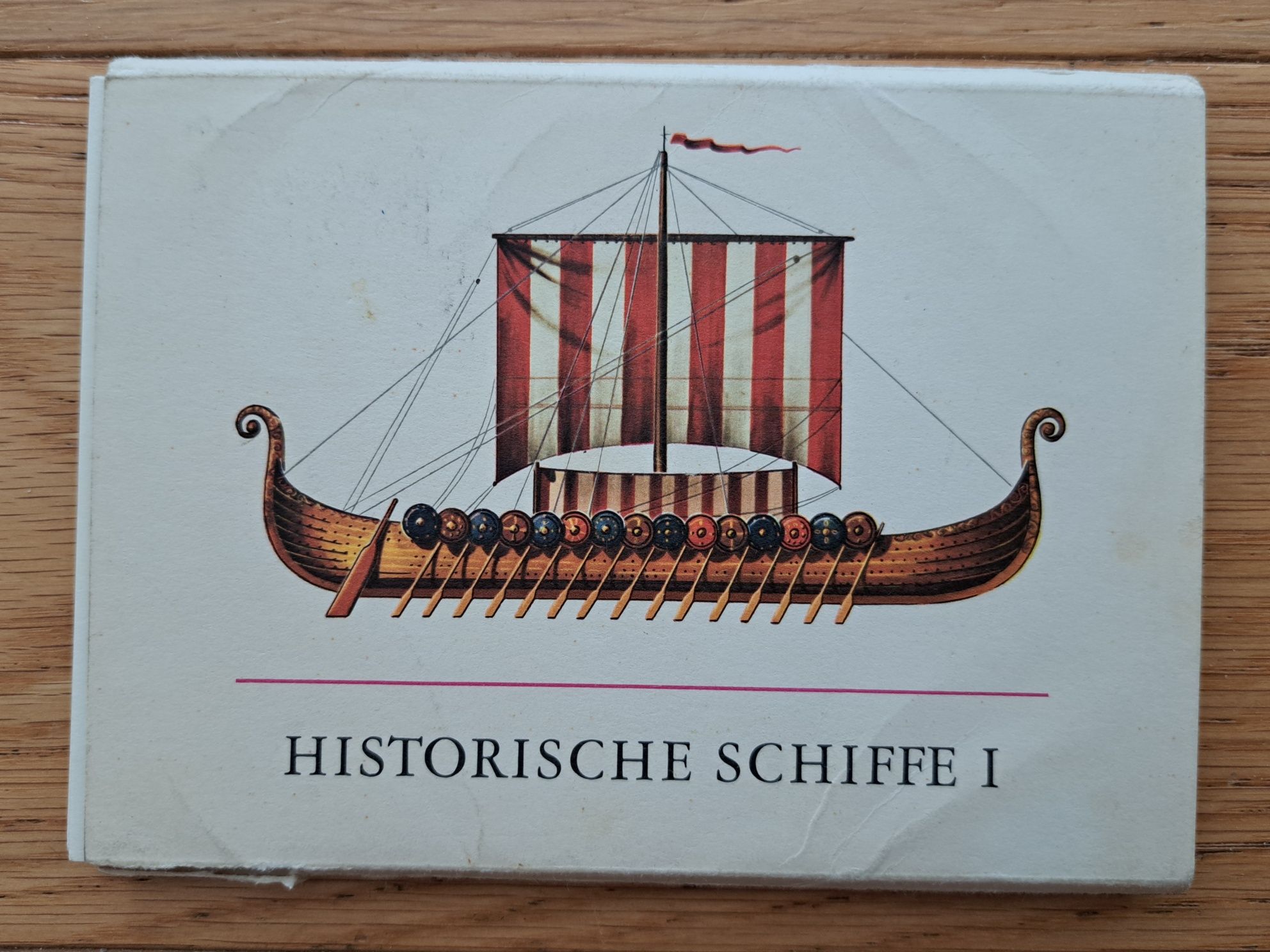 Historische Schiffe I komplet pocztówek