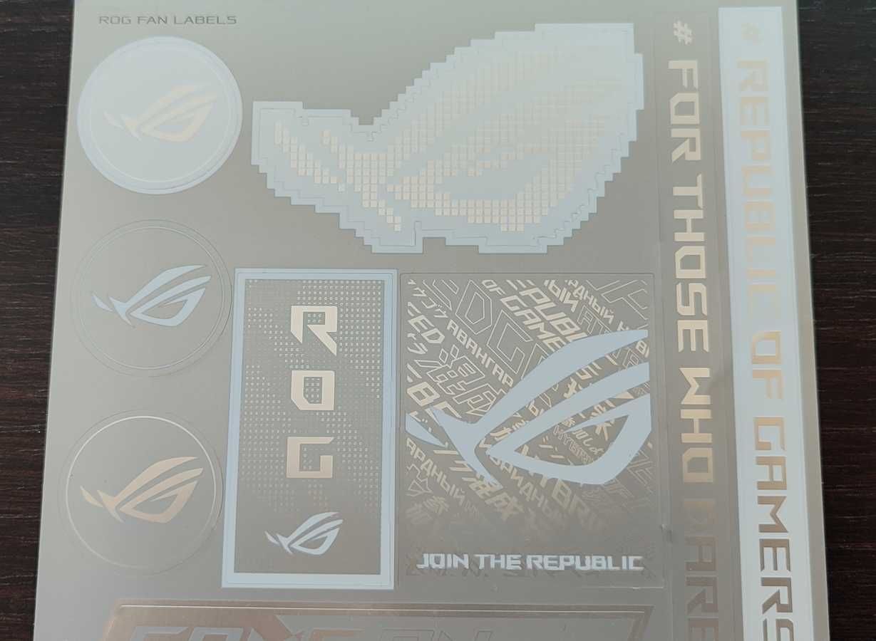 Autocolantes Asus ROG - Republic of Gamers