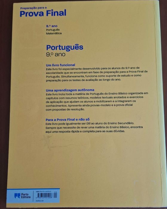 Livro preparação exame português
