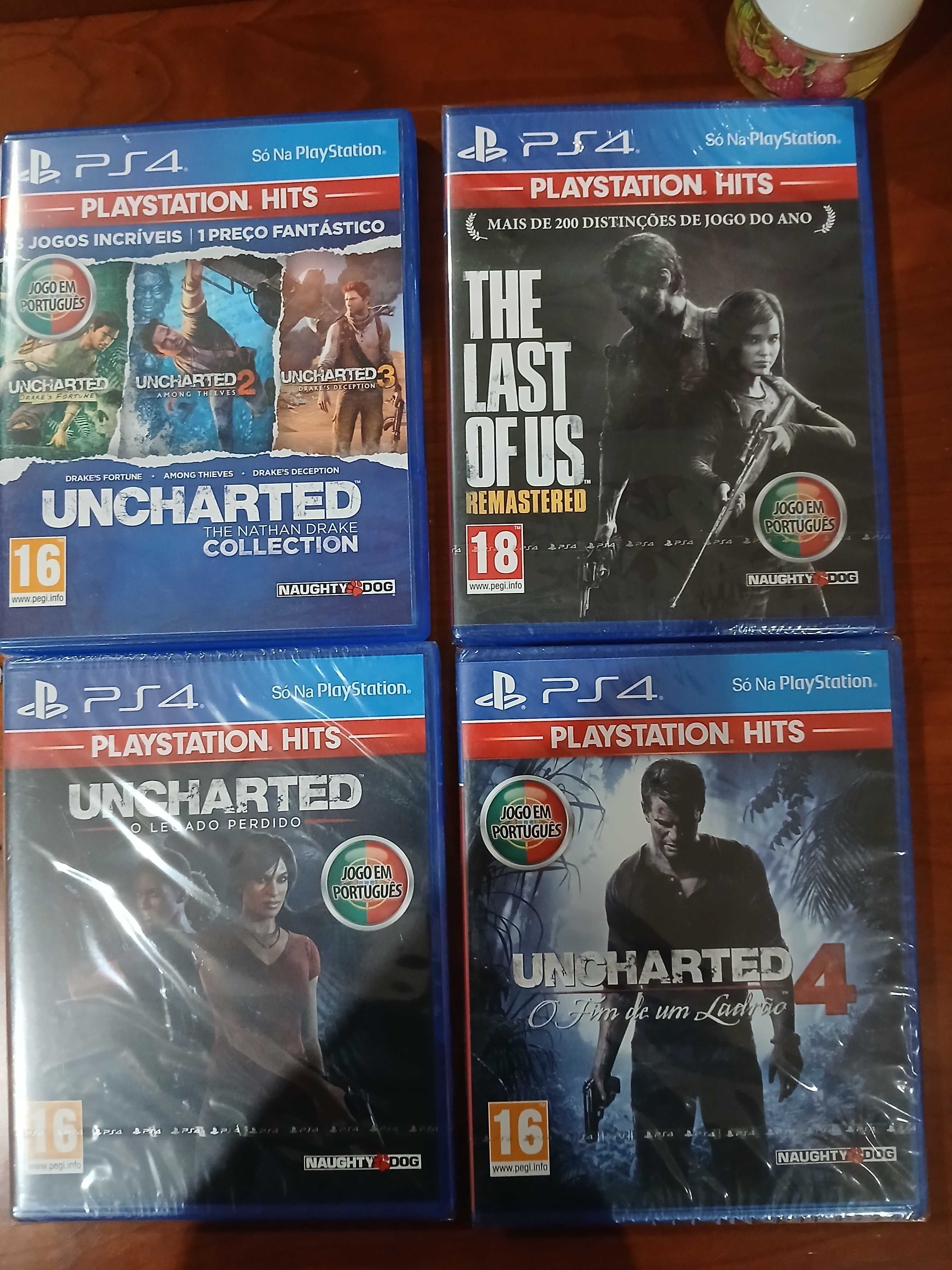 Jogos novos, nao usados ps4