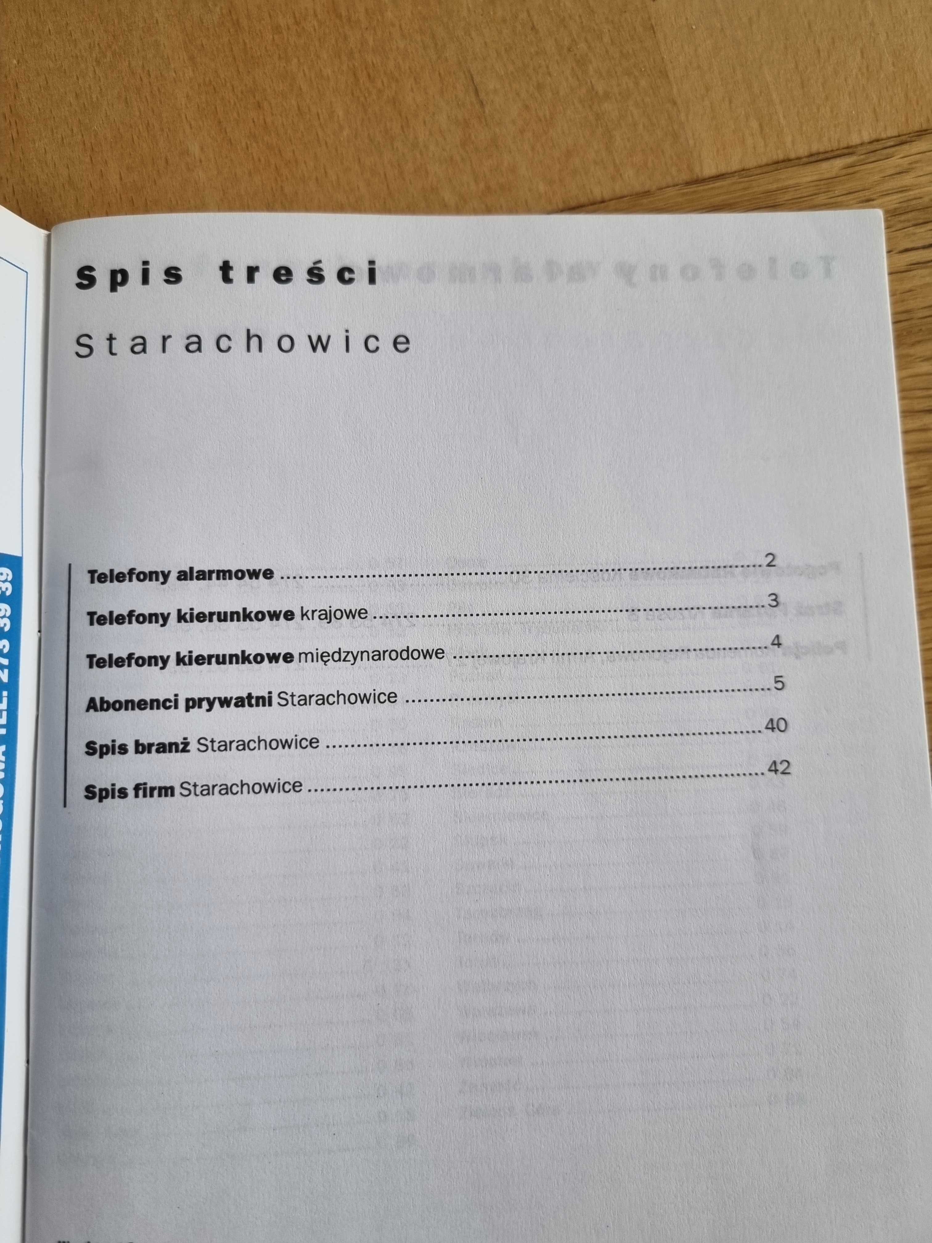 Książka telefoniczna Starachowice 1997r.