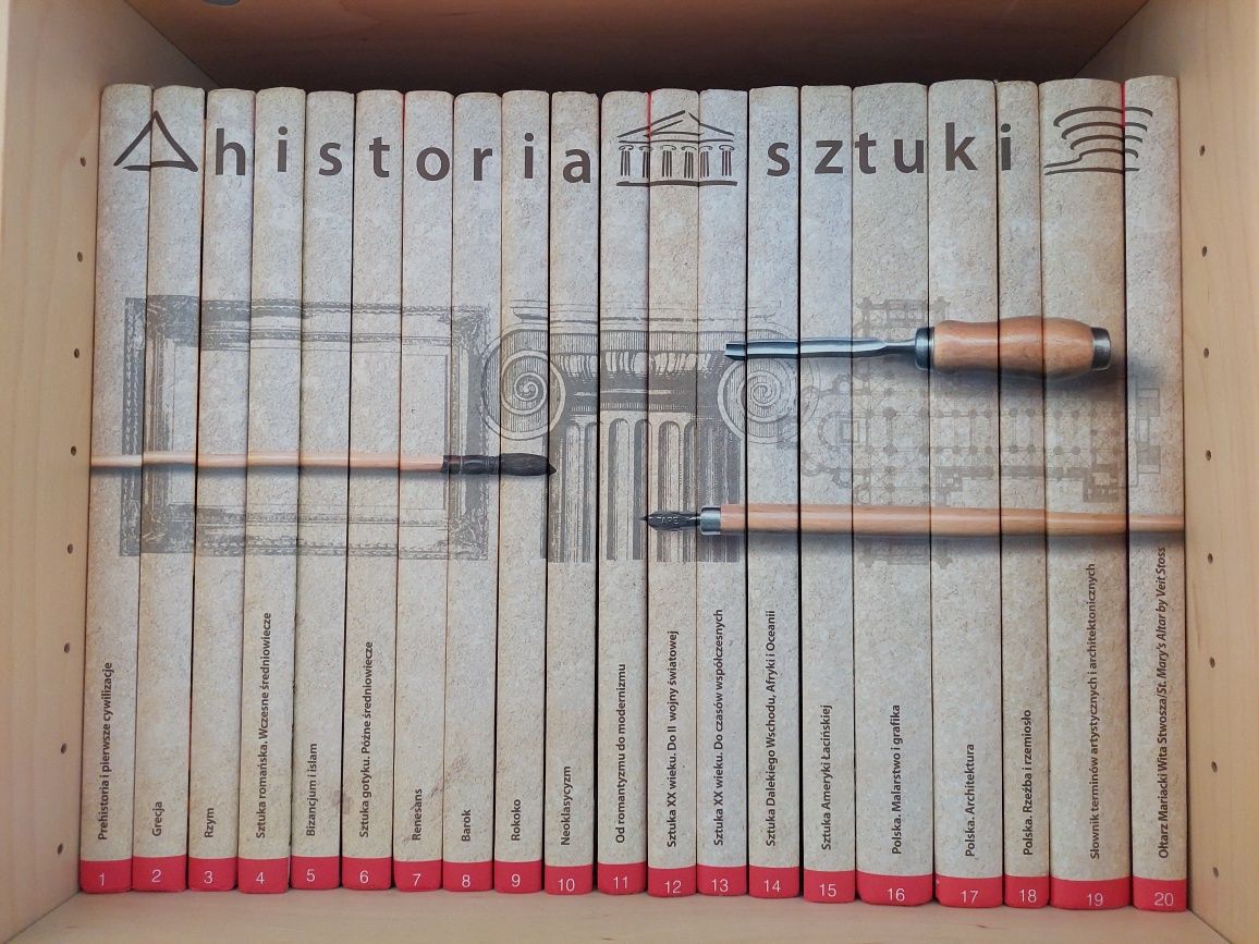 Historia Sztuki, całość 20 tomów, nowe wydanie, nieużywane, hit!