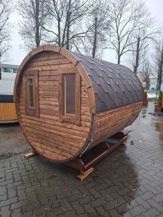 Sauna ogrodowa 2,4 m OD RĘKI  BECZKA SPA Ogrodowe