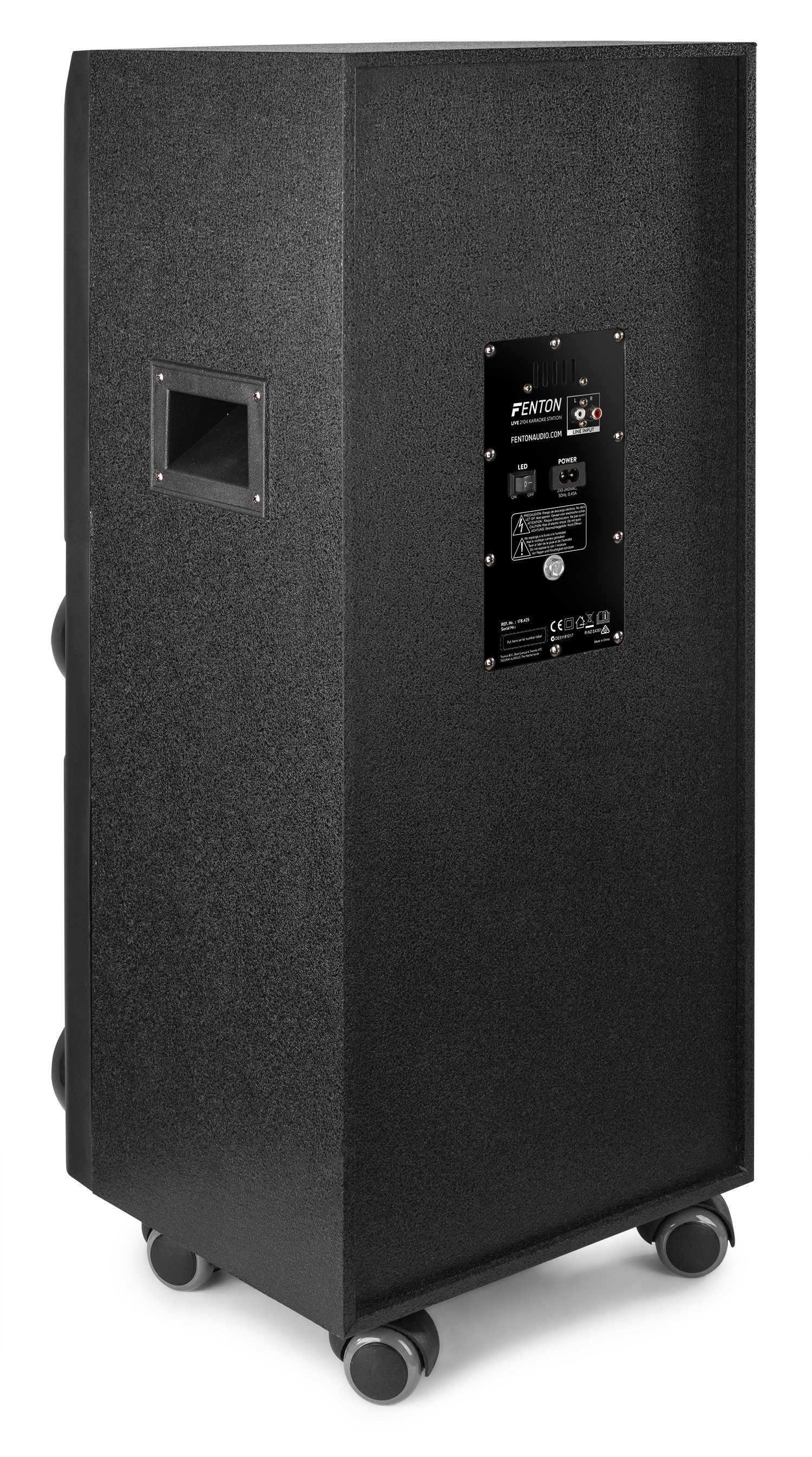 Kolumna aktywna Fenton LIVE2104 USB/BT/FM LED+2xMIC