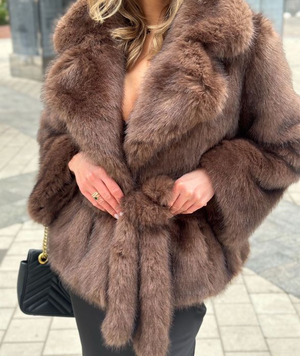 ЕКО ШУБА коричнева