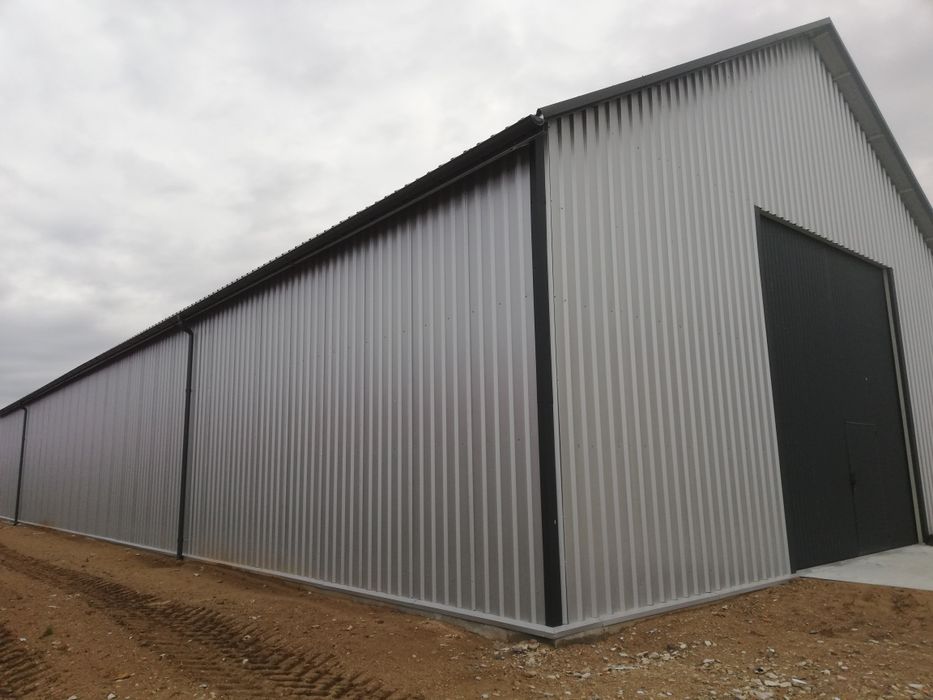 Konstrukcje stalowe. Garaże, wiaty, obory.