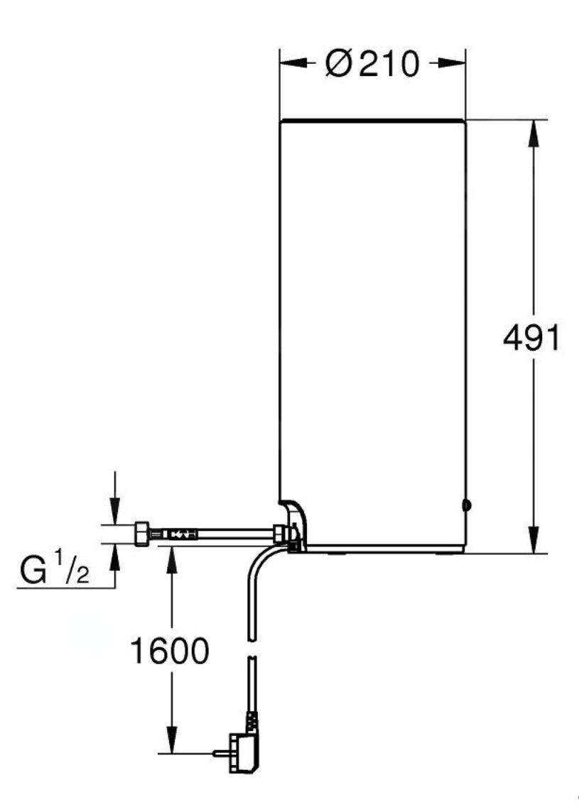 Bojler podgrzewacz grohe red 7l