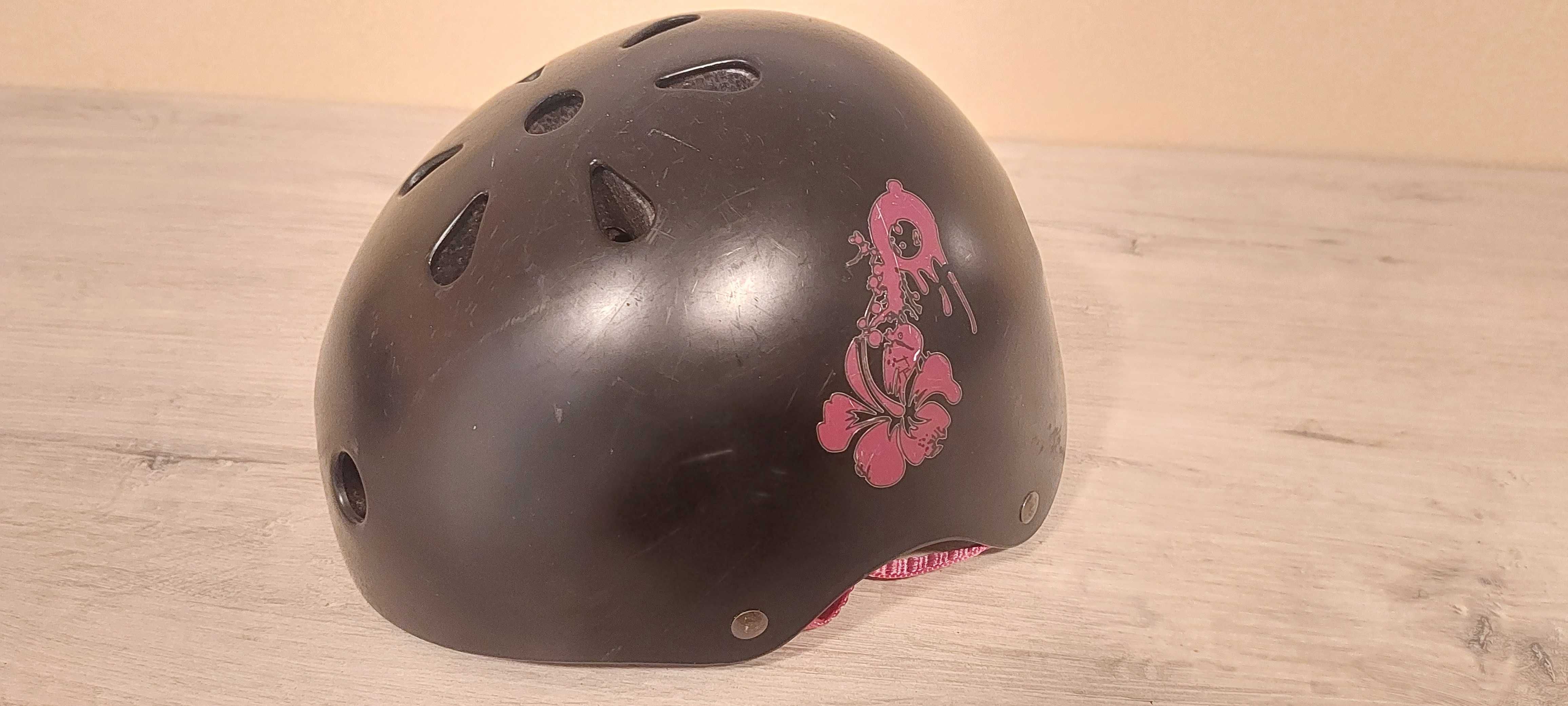 Kask na rolki  Oxelo 48-52 cm czarny