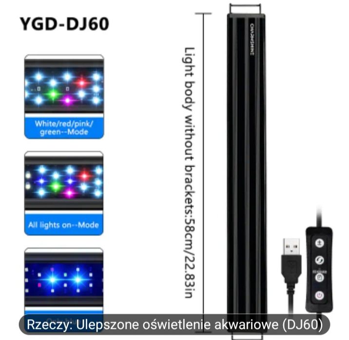 lampa led akwarium full spektrum