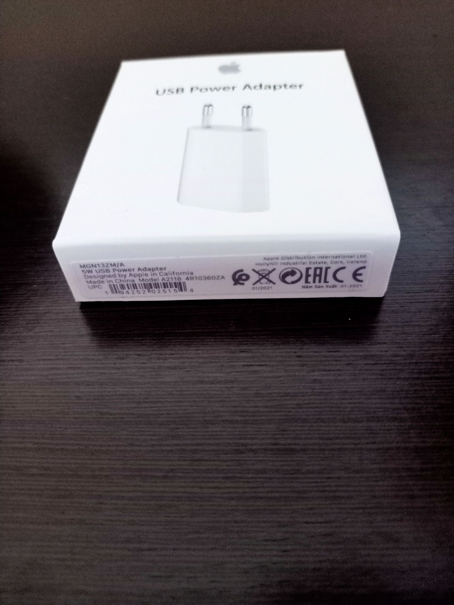 Carregador Apple USB Power Adapter 5w