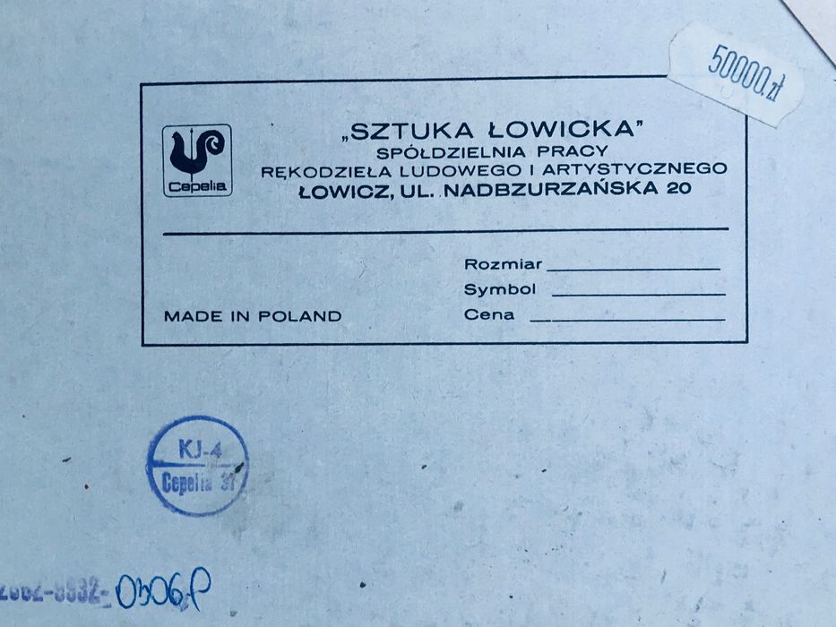 Wycinanka Łowicka .