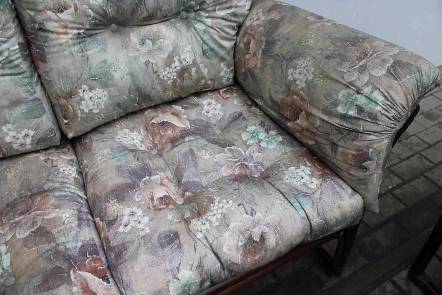 Ratanowy komplet wypoczynkowy sofa +2 fotele + ława  439