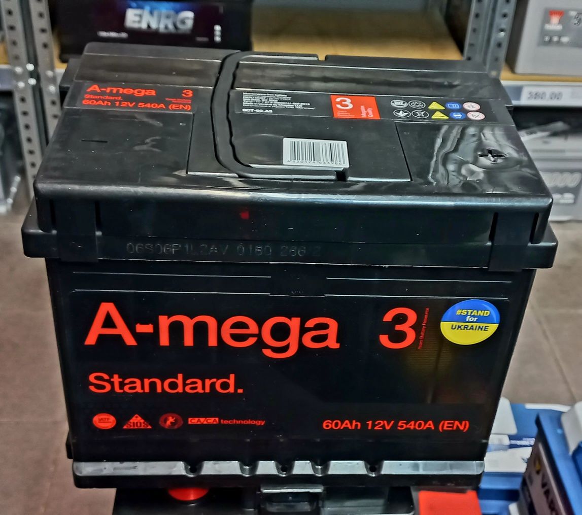 Akumulator AMEGA M3 12V 60AH 540A nowy