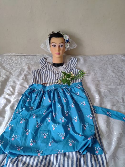 Przebranie strój pasterka pastereczka ludowa dziewczyna wieś r. 40/42