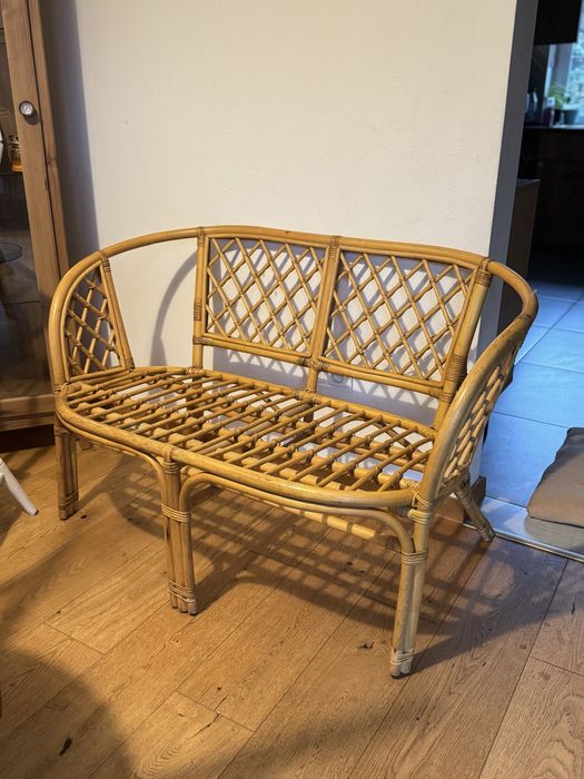 Wiklinowa ławka kanapa