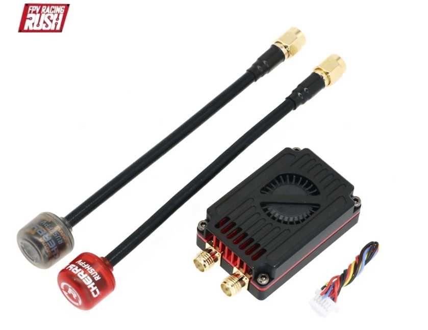 Дводіапазонний відеопередавач RushFPV 4.9G/5.8G+ 2 антени vtx rushfpv