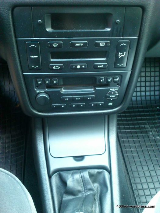 Peugeot 406 schowek konsoli centralnej w miejsce popielniczki