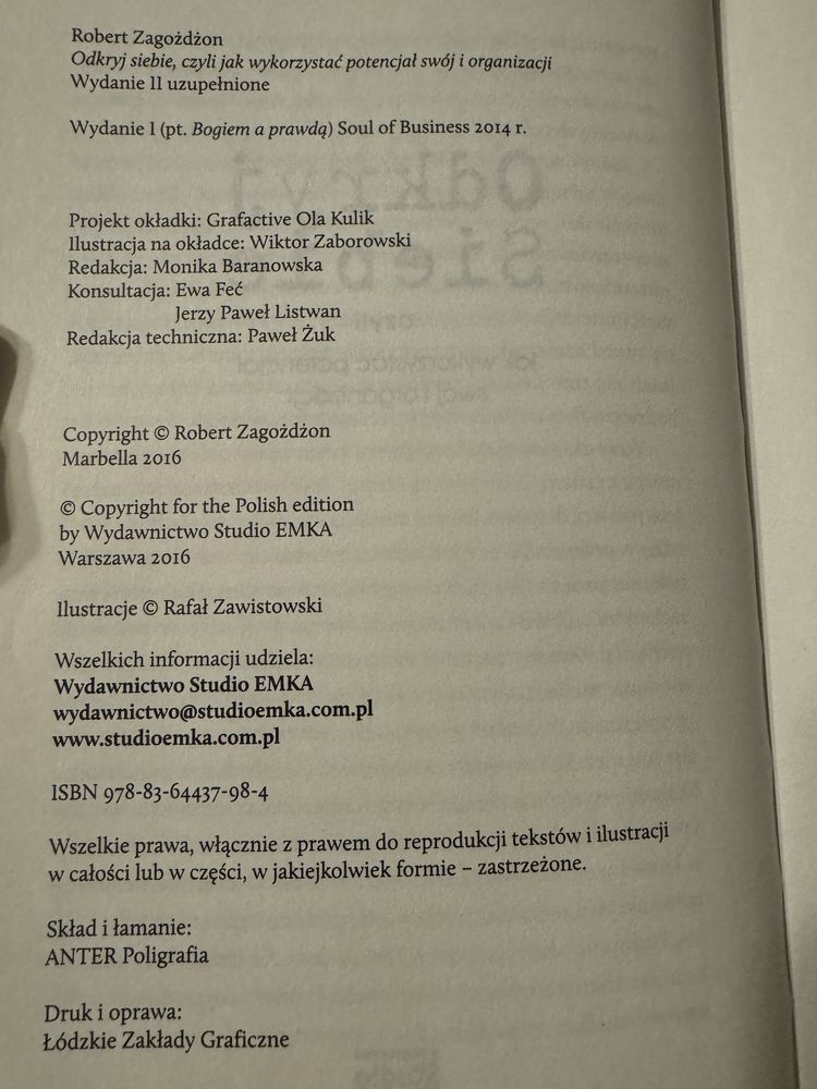 Odkryj Siebie Robert Zagożdżon