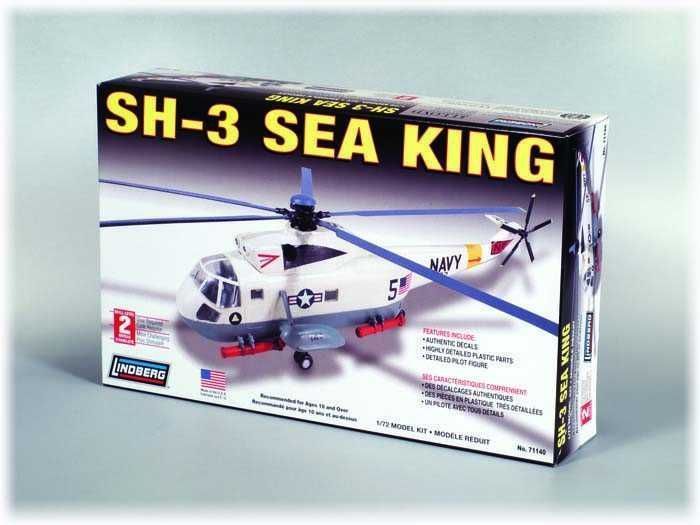 Model Plastikowy Do Sklejania Linberg (USA) - Śmigłowiec SH-3 Sea King