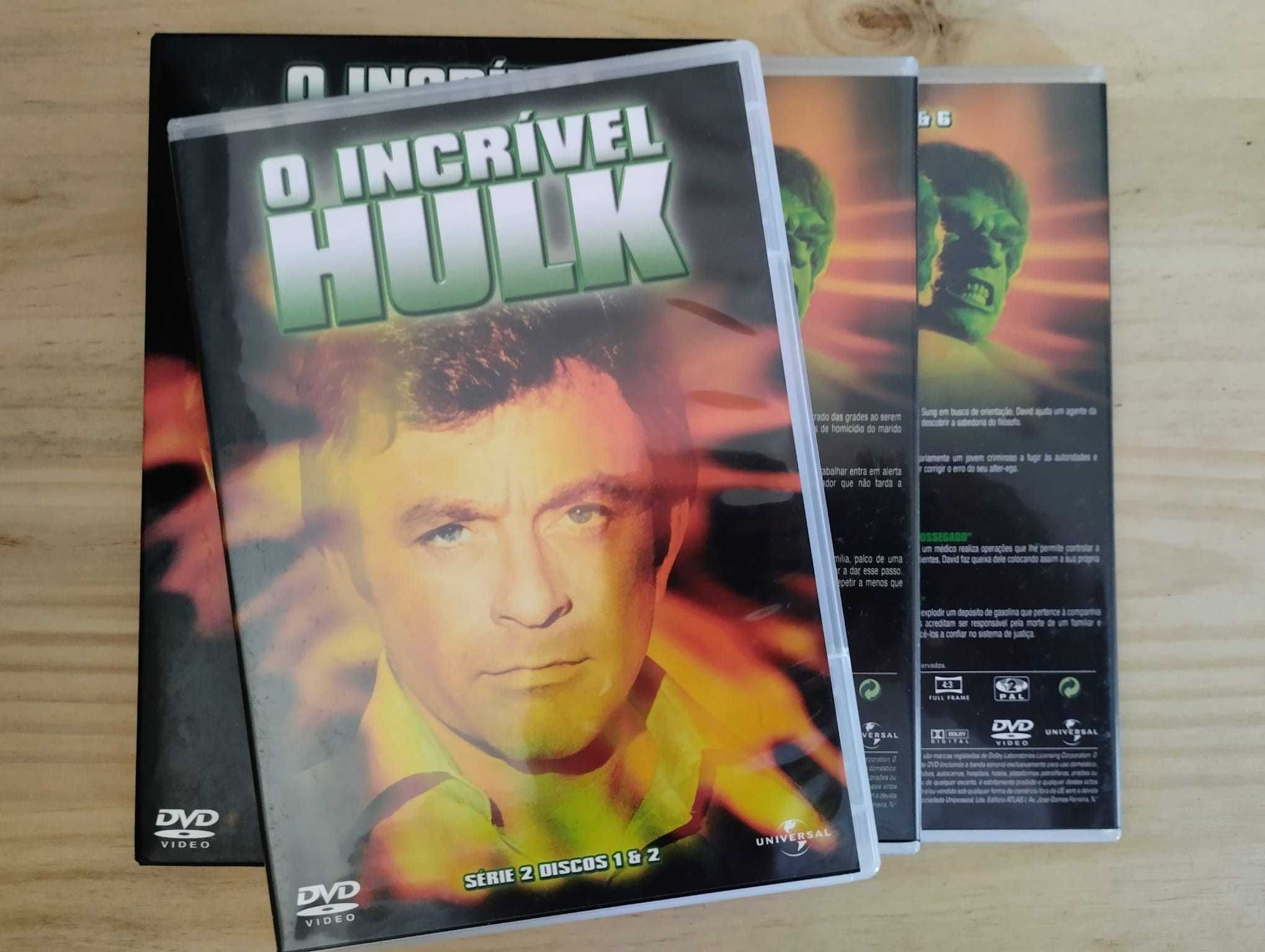 O Incrível Hulk - 2ª Temporada completa, 22 episódios em 6 DVD's