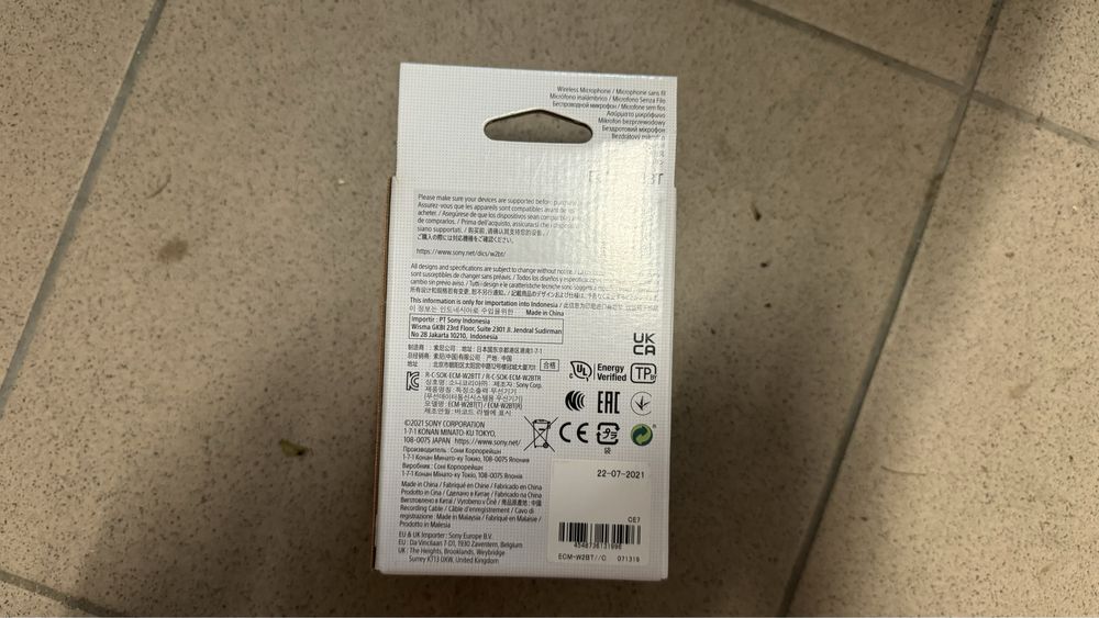 Mikrofon bezprzewodowy SONY ECM-W2BT