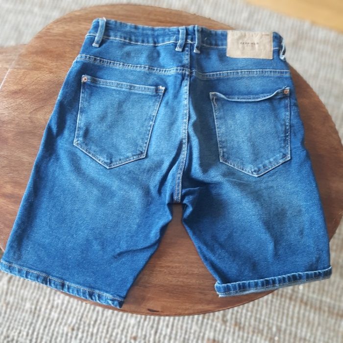 Calções Bermuda Básicos em Ganga